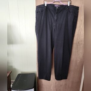 Plus Size Gloria Vanderbilt Black Jeans